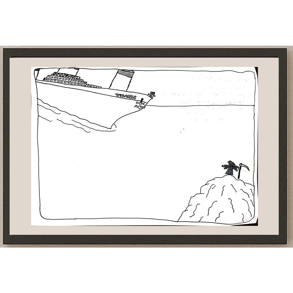 Ali Kerem Atalay 29x21cm Orijinal Karikatür BOD00662