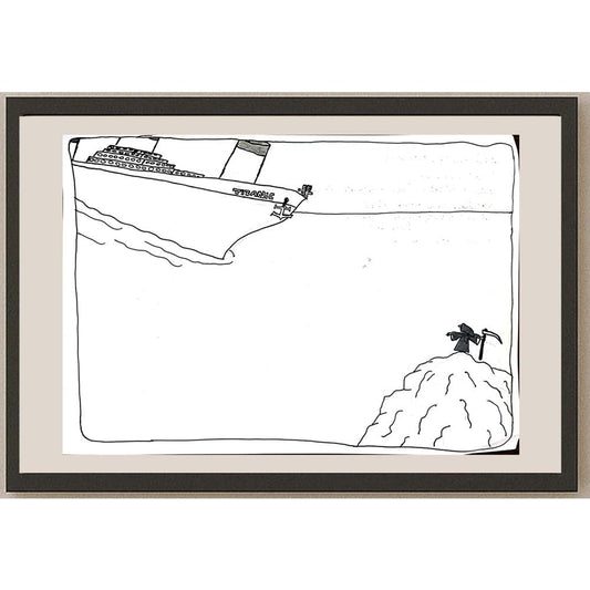 Ali Kerem Atalay 29x21cm Orijinal Karikatür BOD00662