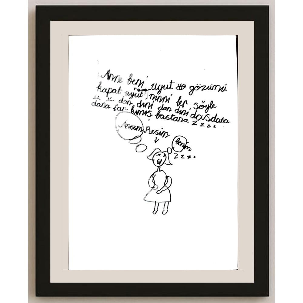 Büşra Ecem Çelik 29x21cm Orijinal Karikatür BOD00667