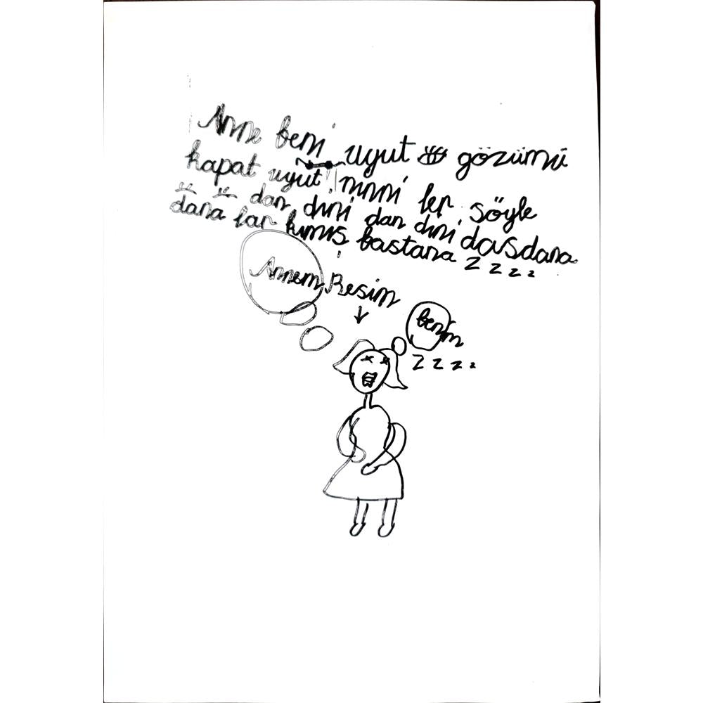 Büşra Ecem Çelik 29x21cm Orijinal Karikatür BOD00667