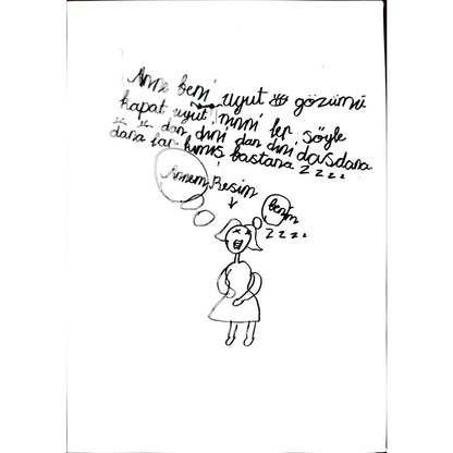 Büşra Ecem Çelik 29x21cm Orijinal Karikatür BOD00667