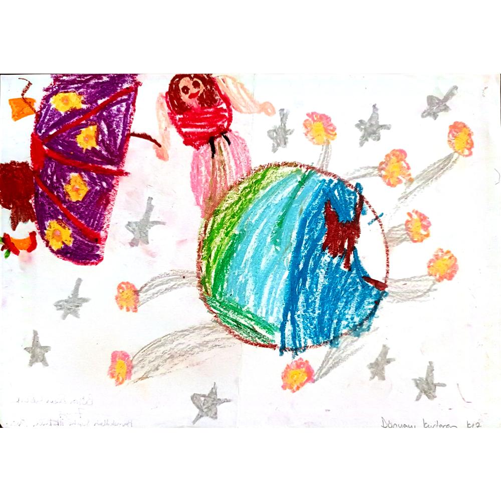 Büşra Ecem Çelik 29x21cm Orijinal Karikatür BOD00672