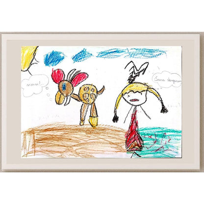 Büşra Ecem Çelik 29x21cm Orijinal Karikatür BOD00673
