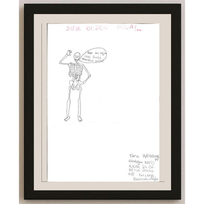 Ebru Kaya 29x21cm Orijinal Karikatür BOD00677