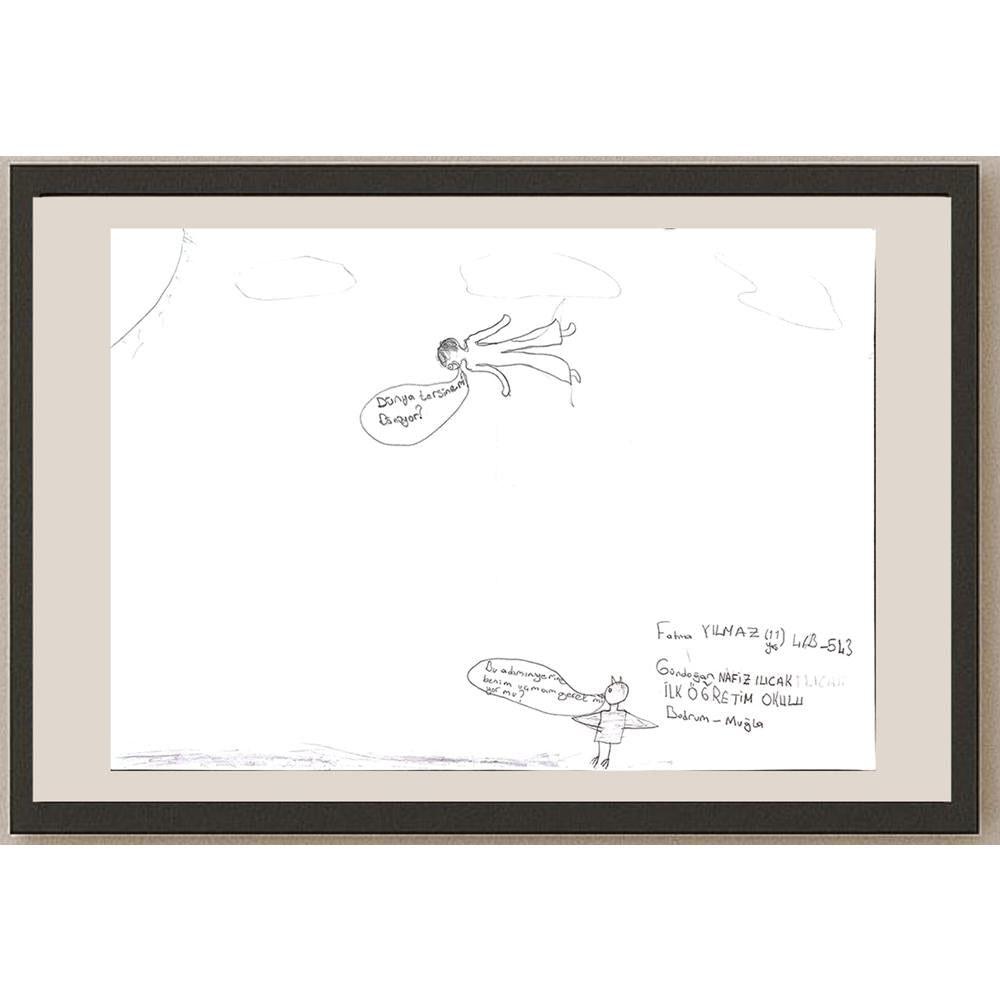 Fatma Yılmaz 29x21cm Orijinal Karikatür BOD00679