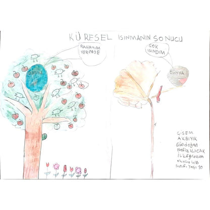 Çisem Akbıyık Gündoğan 29x21cm Orijinal Karikatür BOD00680