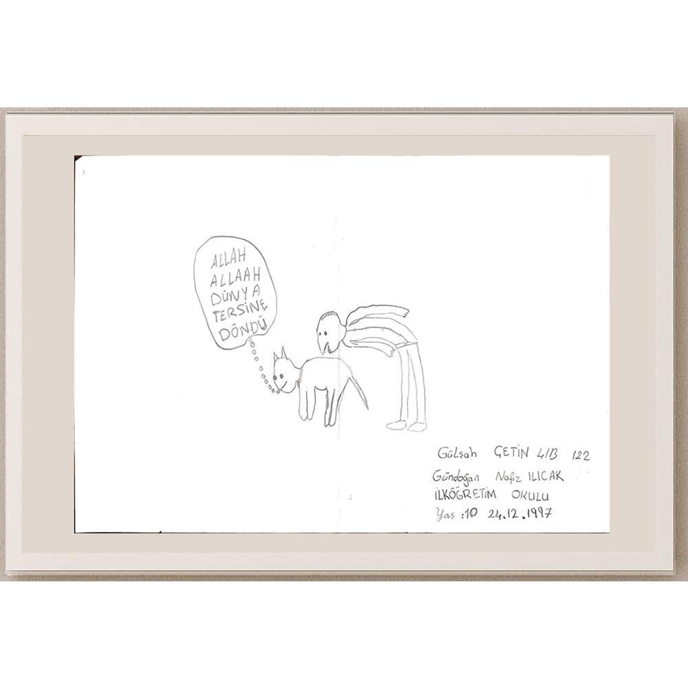 Gülşah Çetin 29x21cm Orijinal Karikatür BOD00682