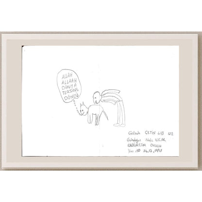 Gülşah Çetin 29x21cm Orijinal Karikatür BOD00682