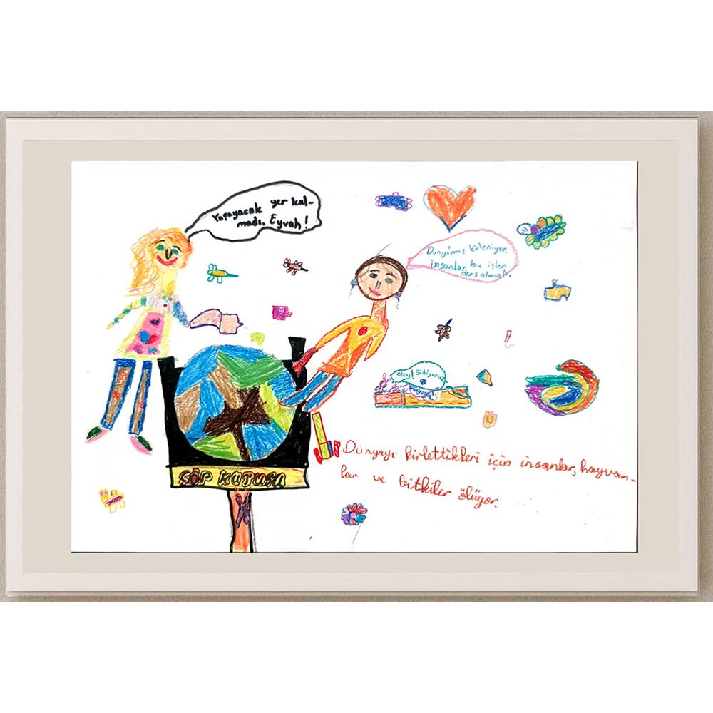 Selin Çağırman 29x21cm Orijinal Karikatür BOD00685