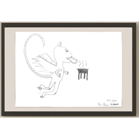 Arın Alpaslan 29x21cm Orijinal Karikatür BOD00686