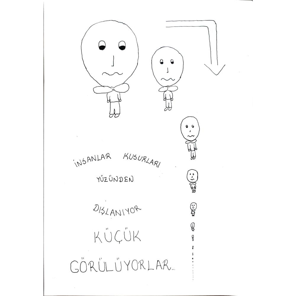 Melek Ergen 29x21cm Orijinal Karikatür BOD00687