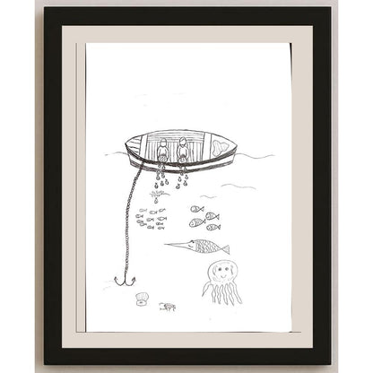 Hayrican Dağtekin 29x21cm Orijinal Karikatür BOD00688