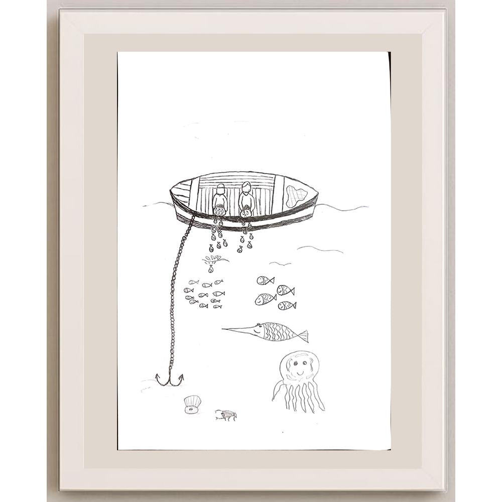 Hayrican Dağtekin 29x21cm Orijinal Karikatür BOD00688