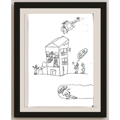 Cihat Sarı 29x21cm Orijinal Karikatür BOD00689