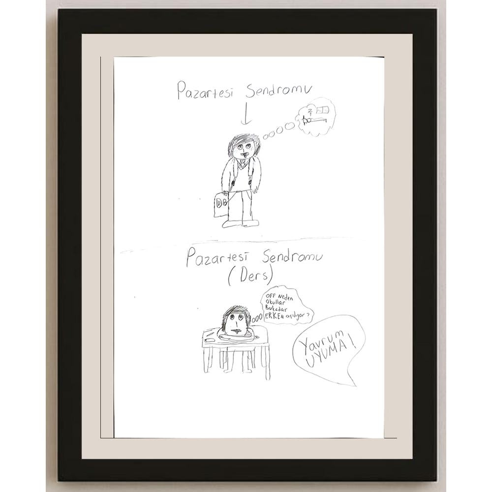 Cem Eteke 29x21cm Orijinal Karikatür BOD00690