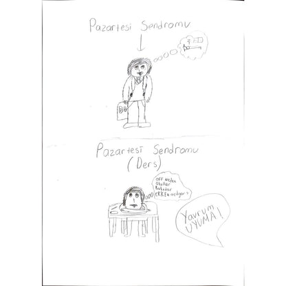Cem Eteke 29x21cm Orijinal Karikatür BOD00690