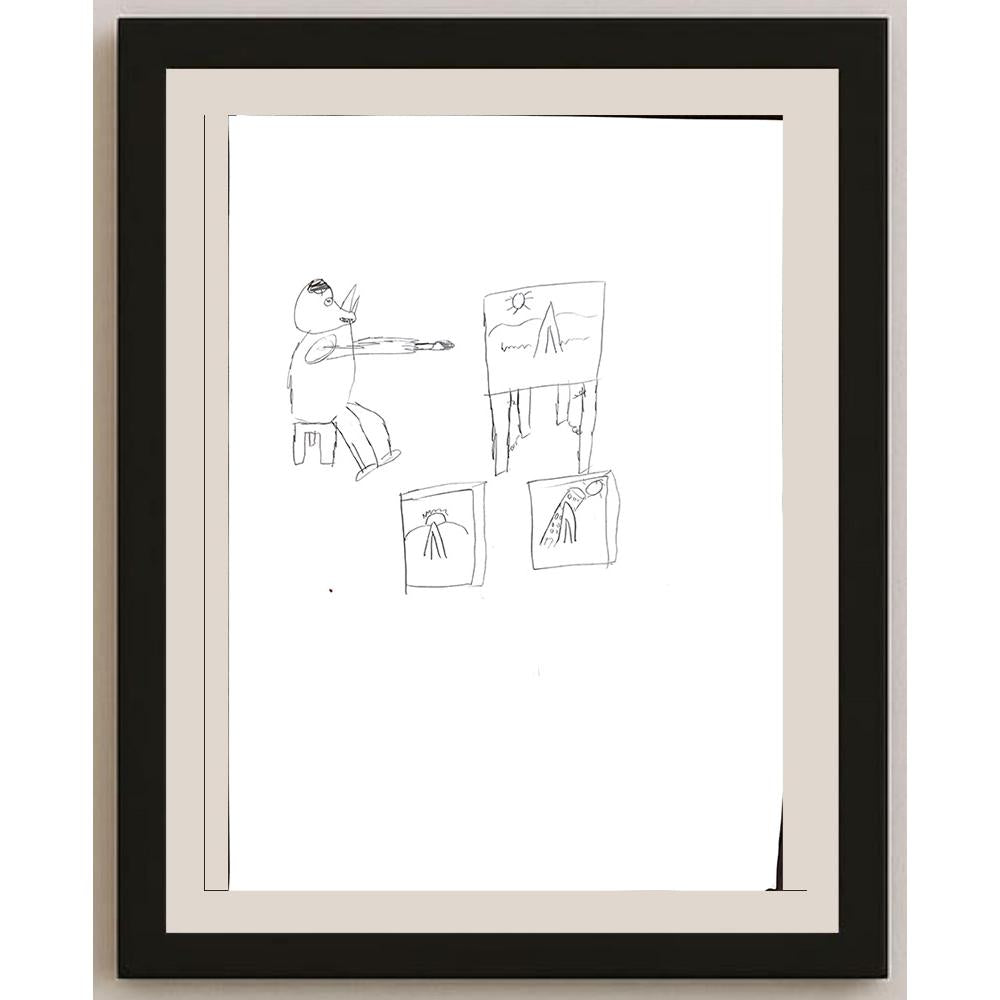 Cem Eteke 29x21cm Orijinal Karikatür BOD00691