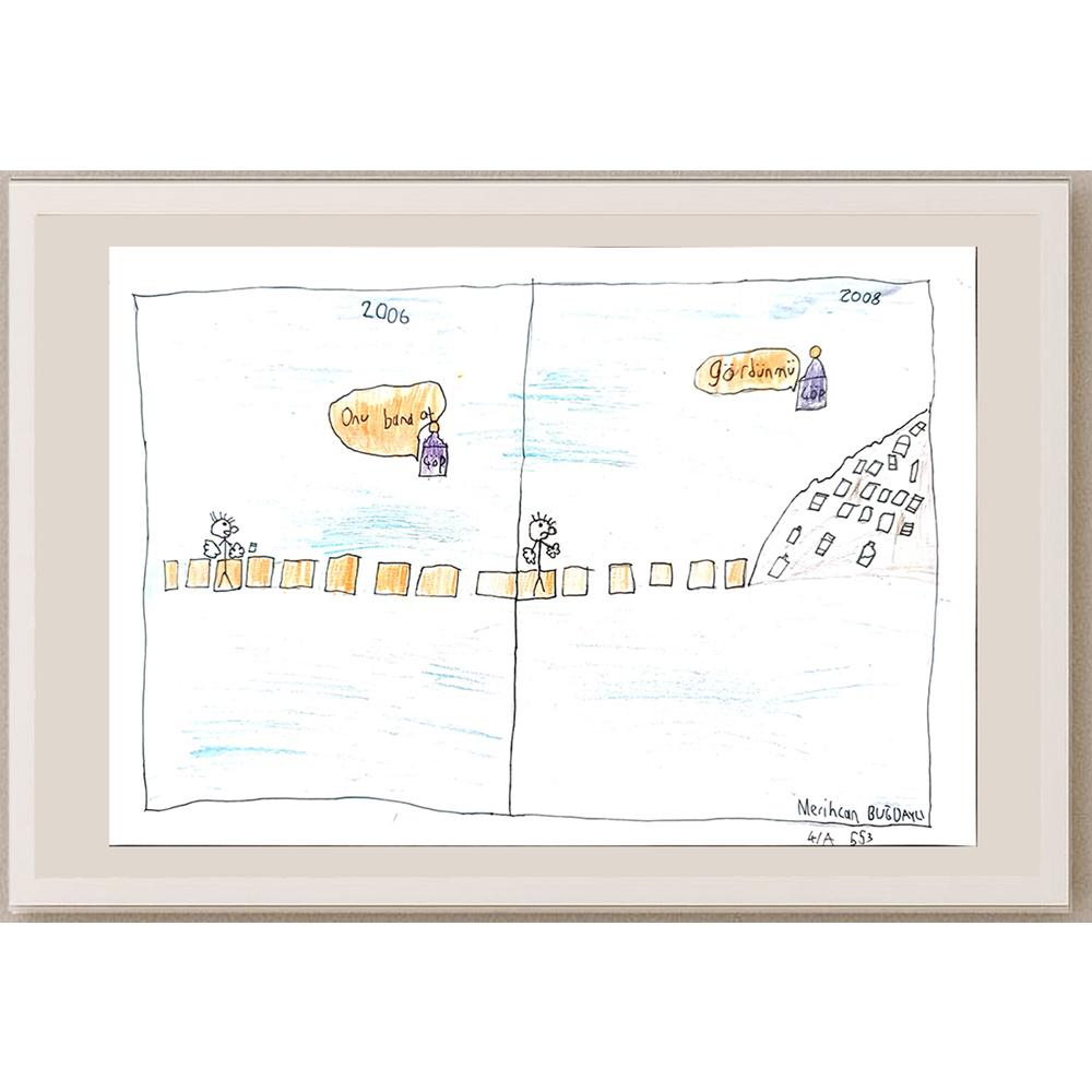 Merihcan Buğdaylı 29x21cm Orijinal Karikatür BOD00698