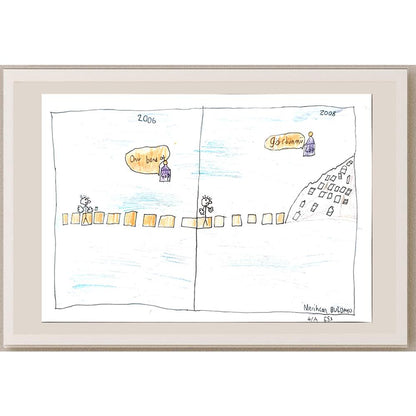 Merihcan Buğdaylı 29x21cm Orijinal Karikatür BOD00698