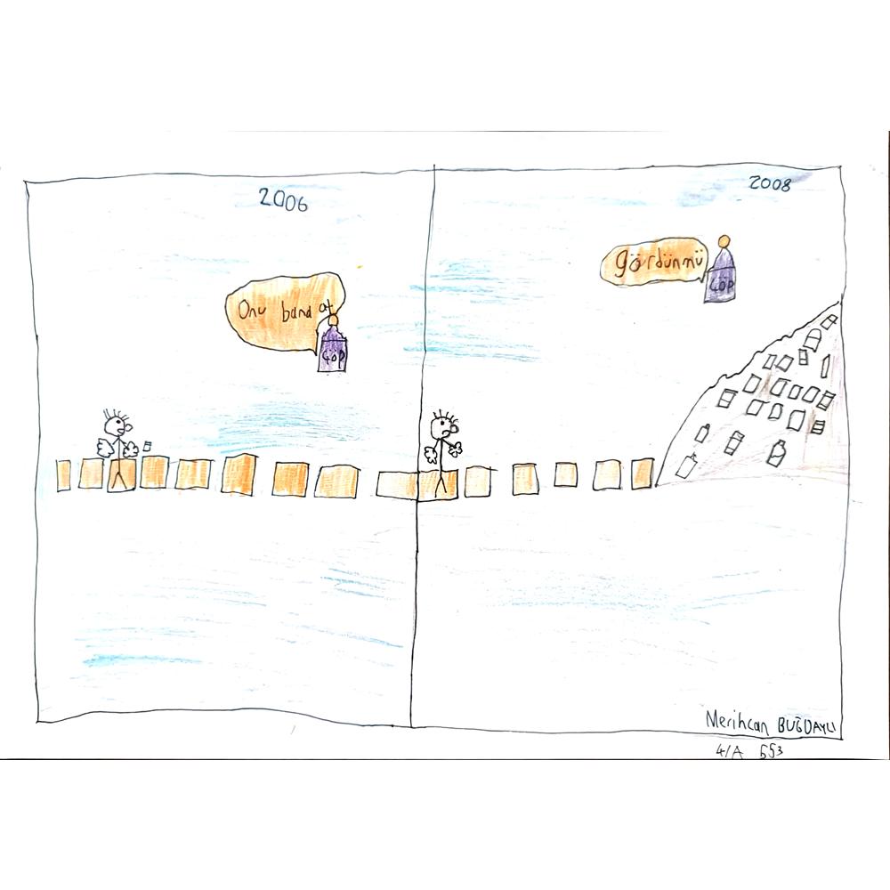 Merihcan Buğdaylı 29x21cm Orijinal Karikatür BOD00698