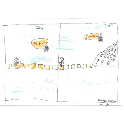 Merihcan Buğdaylı 29x21cm Orijinal Karikatür BOD00698