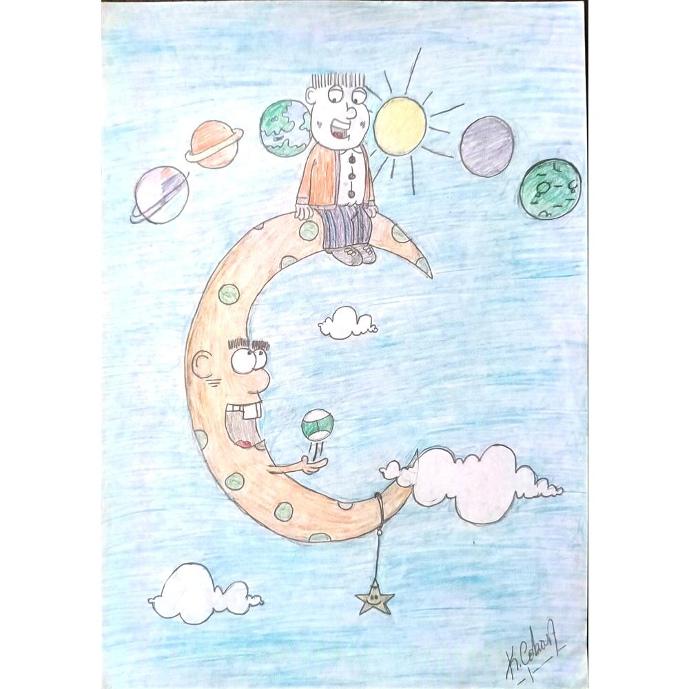 Kaan Çoban 29x21cm Orijinal Karikatür BOD00705