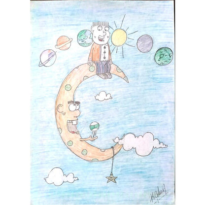 Kaan Çoban 29x21cm Orijinal Karikatür BOD00705