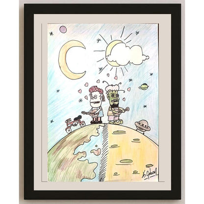 Kaan Çoban 29x21cm Orijinal Karikatür BOD00706