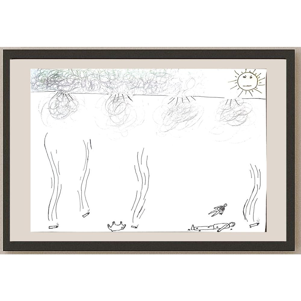Uğur Kocabıyık 29x21cm Orijinal Karikatür BOD00709