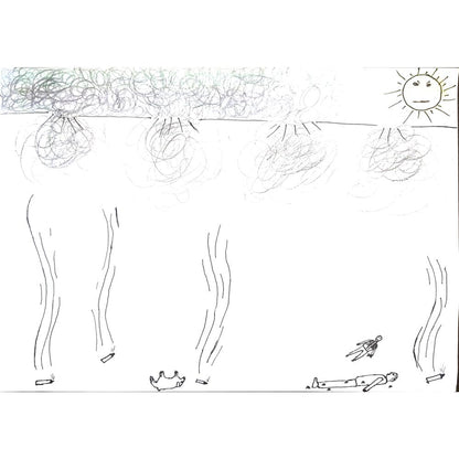Uğur Kocabıyık 29x21cm Orijinal Karikatür BOD00709