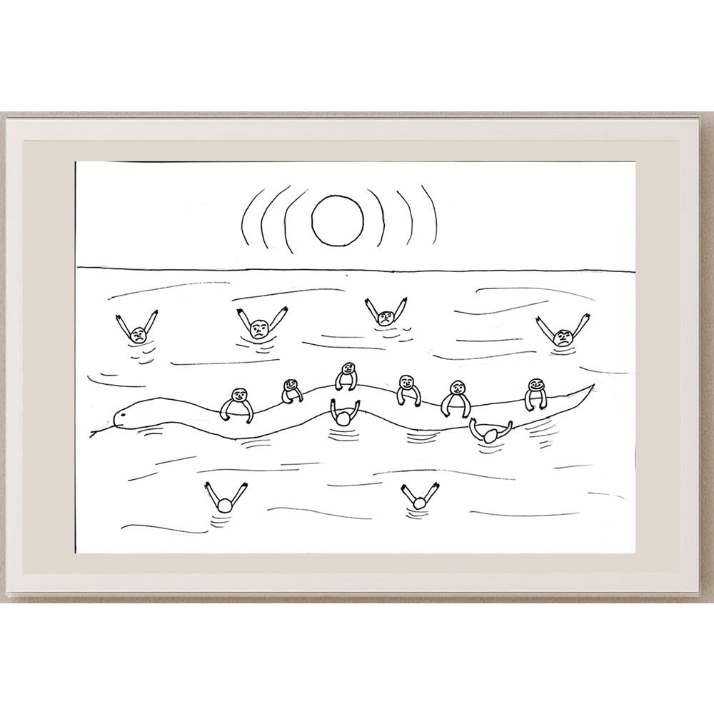 Oğuzhan Kara 29x21cm Orijinal Karikatür BOD00710