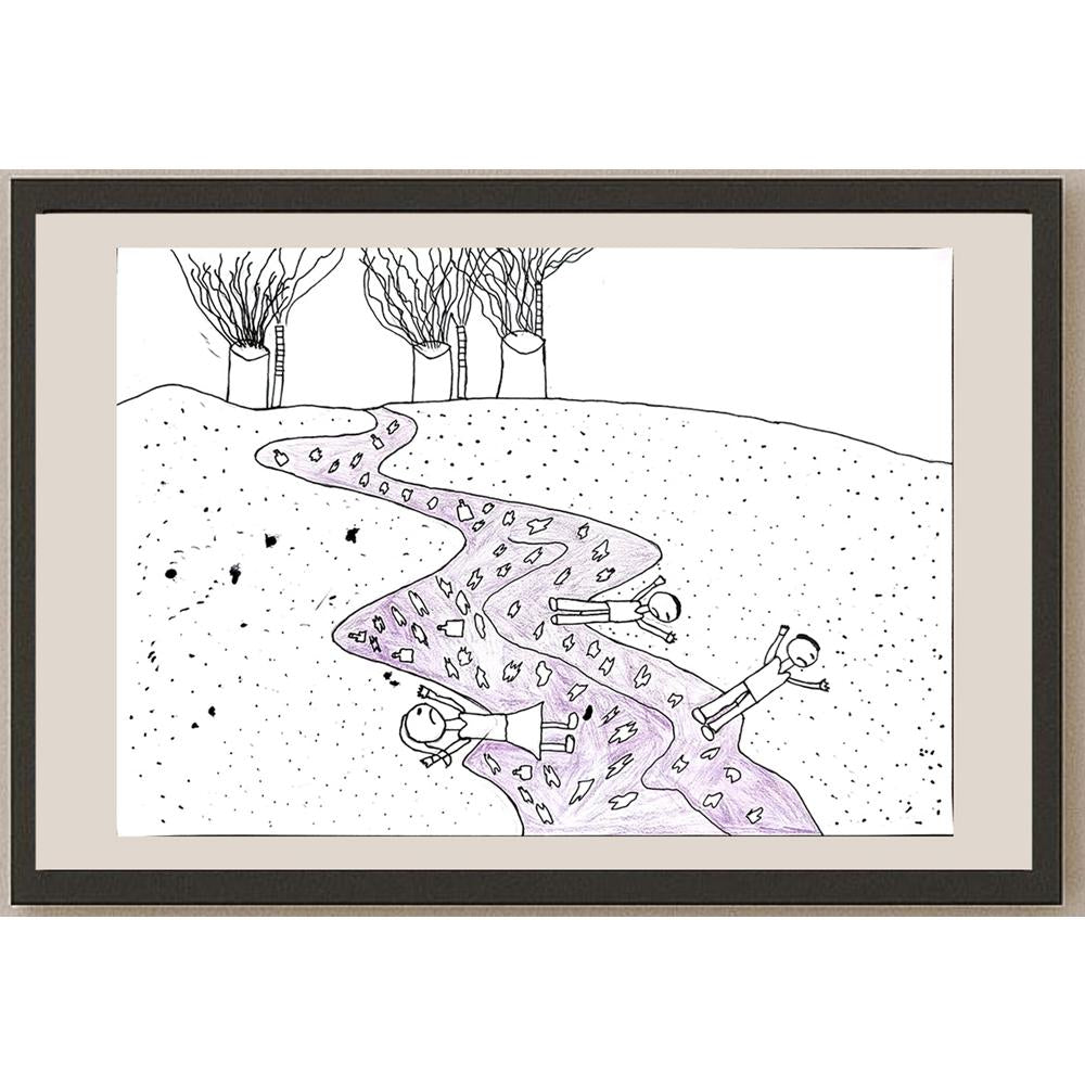 Aybüke Altın 29x21cm Orijinal Karikatür BOD00718