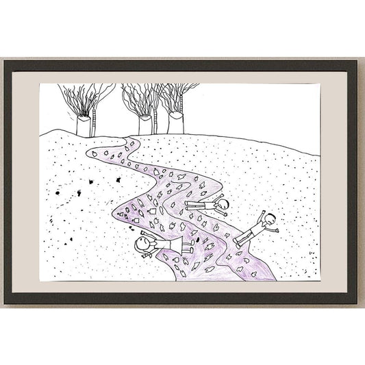 Aybüke Altın 29x21cm Orijinal Karikatür BOD00718