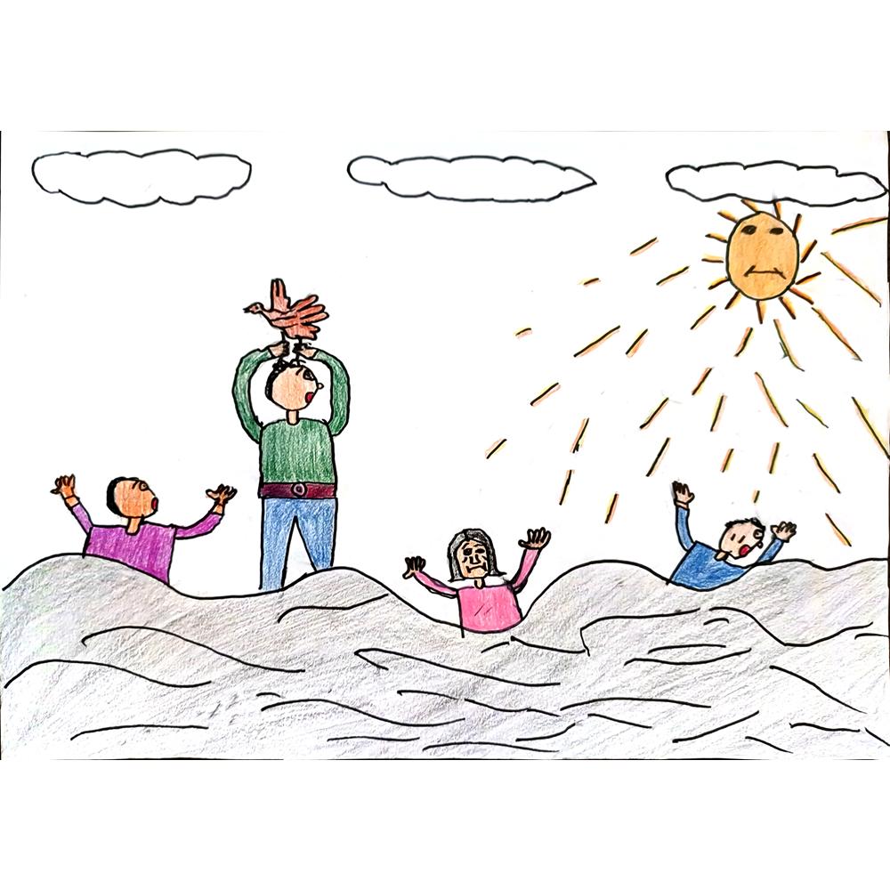 Elifnur Bitmez 29x21cm Orijinal Karikatür BOD00720