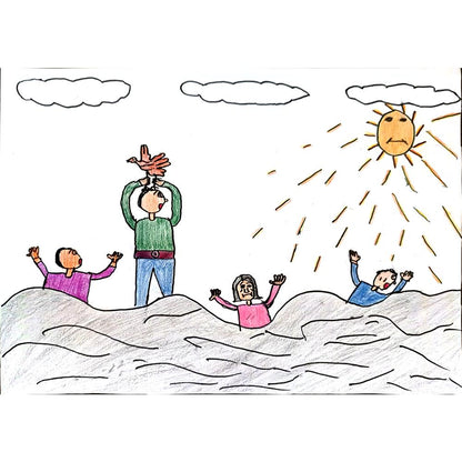 Elifnur Bitmez 29x21cm Orijinal Karikatür BOD00720
