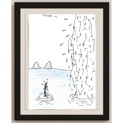 Uğur Hökelekli 29x21cm Orijinal Karikatür BOD00724