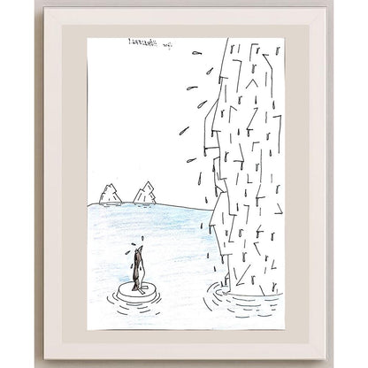 Uğur Hökelekli 29x21cm Orijinal Karikatür BOD00724
