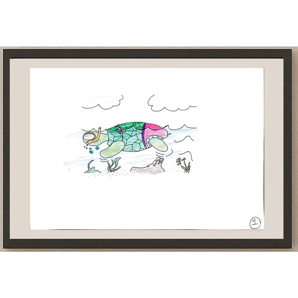 Elif Nemutlu 29x21cm Orijinal Karikatür BOD00726