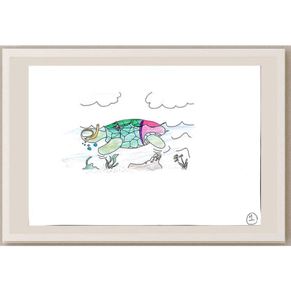 Elif Nemutlu 29x21cm Orijinal Karikatür BOD00726