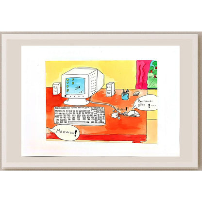 Beliz Durmuş 21x15cm Orijinal Karikatür BOD00729
