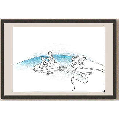 Kubilay Doğukan Aydın 29x21cm Orijinal Karikatür BOD00733