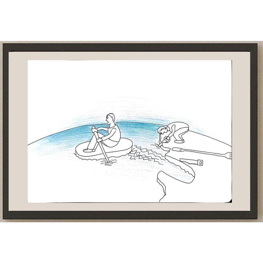Kubilay Doğukan Aydın 29x21cm Orijinal Karikatür BOD00733