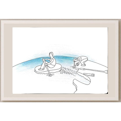 Kubilay Doğukan Aydın 29x21cm Orijinal Karikatür BOD00733