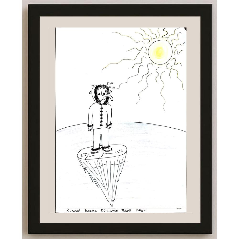 Kubilay Doğukan Aydın 29x21cm Orijinal Karikatür BOD00737