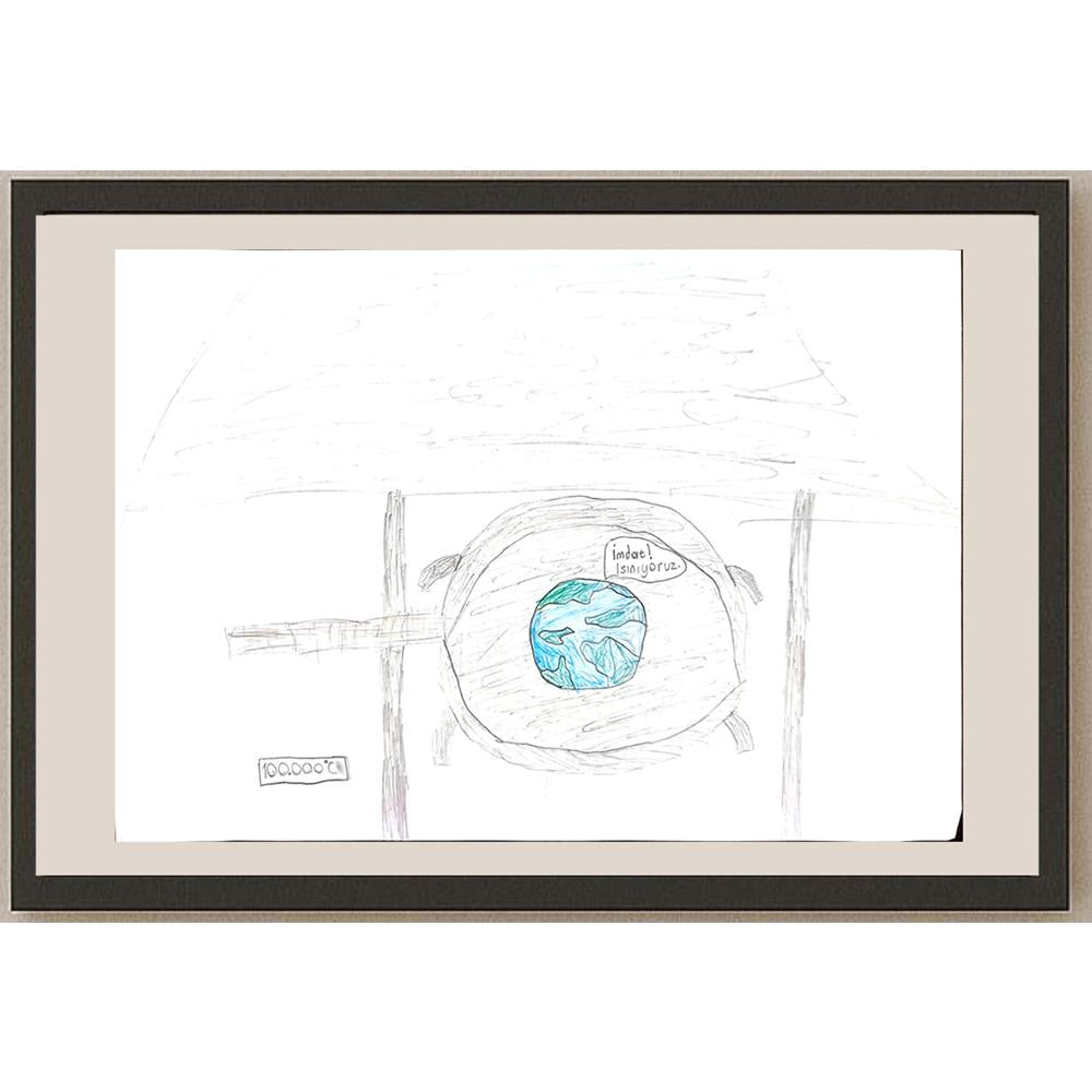 Emre Dalgıç 29x21cm Orijinal Karikatür BOD00741