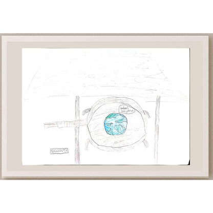 Emre Dalgıç 29x21cm Orijinal Karikatür BOD00741