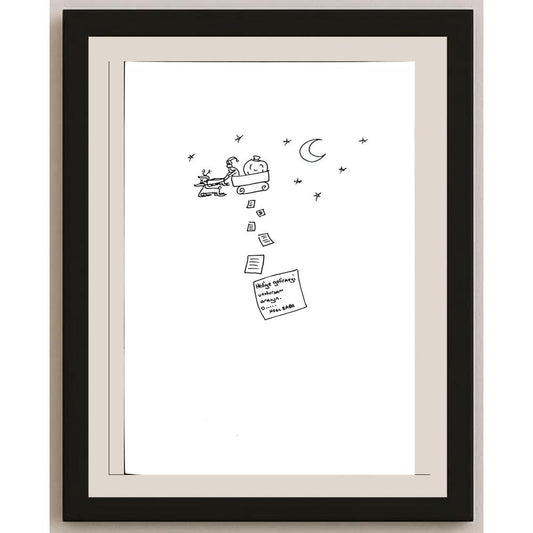 Oğul Girgin 29x21cm Orijinal Karikatür BOD00745