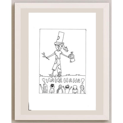 İpek Ganiyusufoğlu 29x21cm Orijinal Karikatür BOD00747