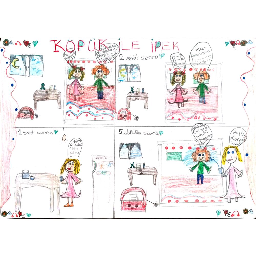 Sude Böler 29x21cm Orijinal Karikatür BOD00748