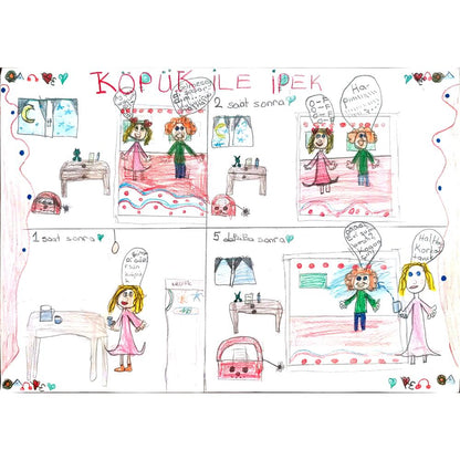 Sude Böler 29x21cm Orijinal Karikatür BOD00748